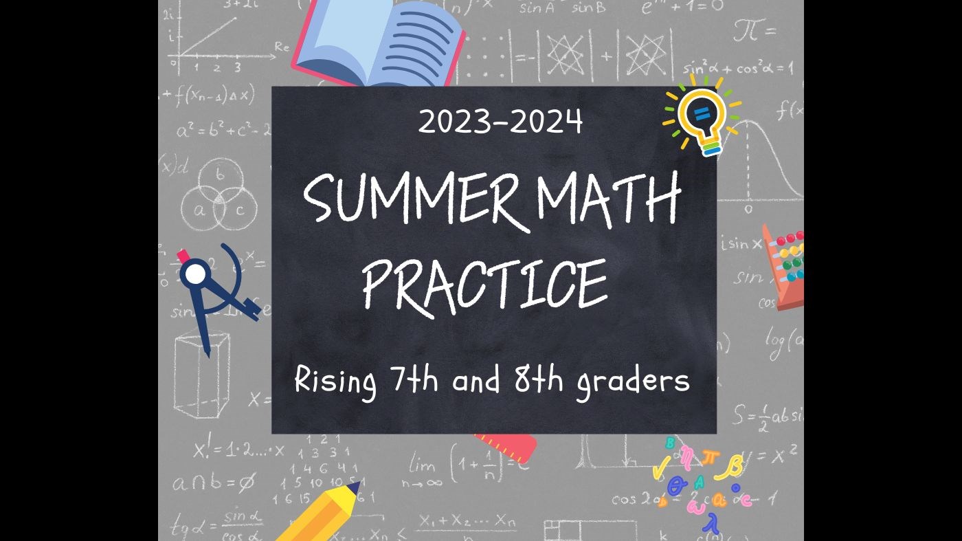 Rising 7/8 Summer Math Practice